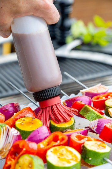 Sauce bottle, with 3 interchangeable ends, 350 ml, plastic - MasterClass