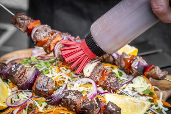 Sauce bottle, with 3 interchangeable ends, 350 ml, plastic - MasterClass