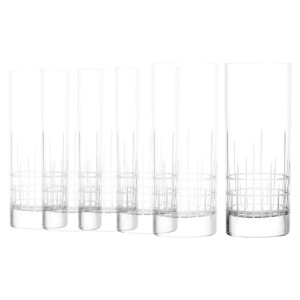 6er Set Longdrinkgläser „Manhattan“, aus Glas, 405 ml - Stölzle