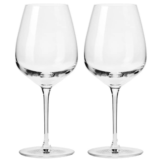 Sada 2 pohárov na víno, z kryštalického skla, 580 ml, "Duet" - Krosno