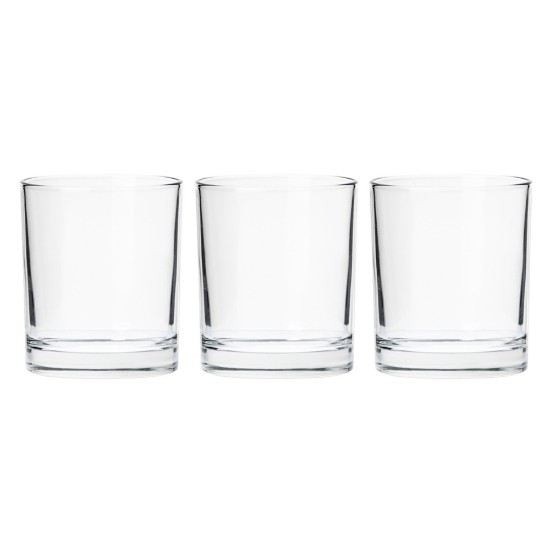 Zestaw 3 szklanek do napojów, wykonanych ze szkła, Indro - Borgonovo