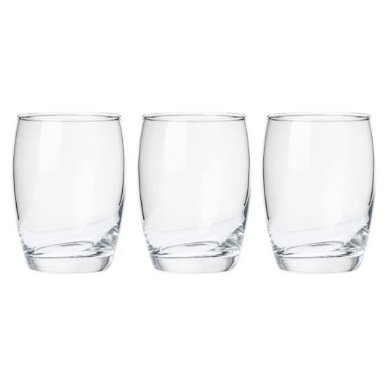 3-piece water glass set, 270 ml, made of glass, Aurelia - Borgonovo