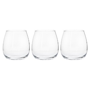 Комплект 3 чаши за пиене, 520 мл, стъкло, "Ducale" - Borgonovo