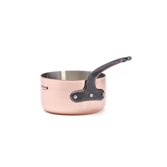 Saucepan, 12 cm / 0.8 l, copper-stainless steel, "Inocuivre" - de Buyer