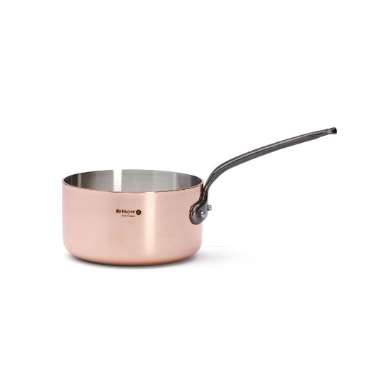 "Inocuivre" saucepan, 14 cm / 1.2 l , copper - stainless steel - "de Buyer" brand