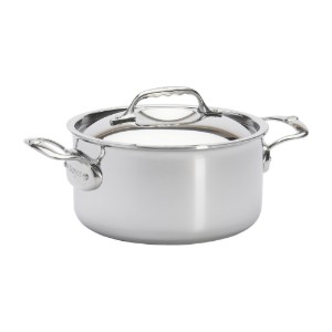 "Affinity" saucepan with lid, stainless steel, 20 cm / 3.4 l - "de Buyer" brand