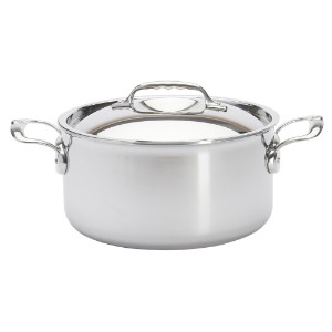 "Affinity" saucepan with  lid, 24 cm / 5.4 l, stainless steel - "de Buyer" brand