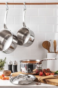 Saucepan with  lid, 18 cm / 2.5 l, stainless steel, "Affinity" - de Buyer