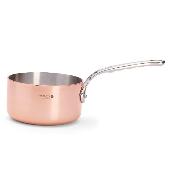 Saucepan, 14 cm/ 1.2 l, <<Inocuivre>>, copper-stainless steel - de Buyer brand