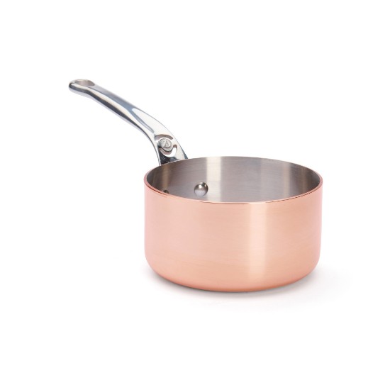 Saucepan, 14 cm/ 1.2 l, <<Inocuivre>>, copper-stainless steel - de Buyer brand