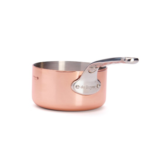 Saucepan, 14 cm/ 1.2 l, <<Inocuivre>>, copper-stainless steel - de Buyer brand