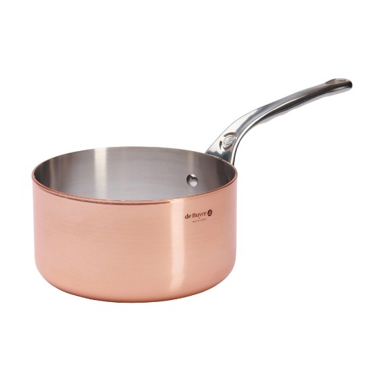 Hrnec "Inocuivre", měď - nerezová ocel, 24 cm / 6 l - značka "de Buyer"
