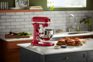 Mixer with 5.2L bowl, HEAVY DUTY model, Empire Red - KitchenAid