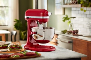 Mixer with 5.2L bowl, HEAVY DUTY model, Empire Red - KitchenAid