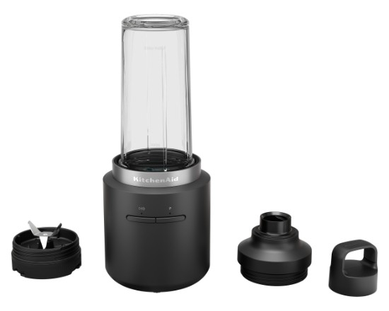 GO Bežični prijenosni blender, s baterijom, 0,47 L, mat crna - KitchenAid