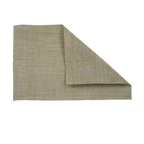 Set of 4 placemats (plate holders), 45 × 30 cm, Beige