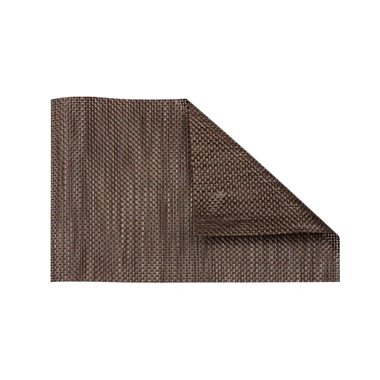 Set of 4 placemats (plate holders), 45 × 30 cm, Dark Brown