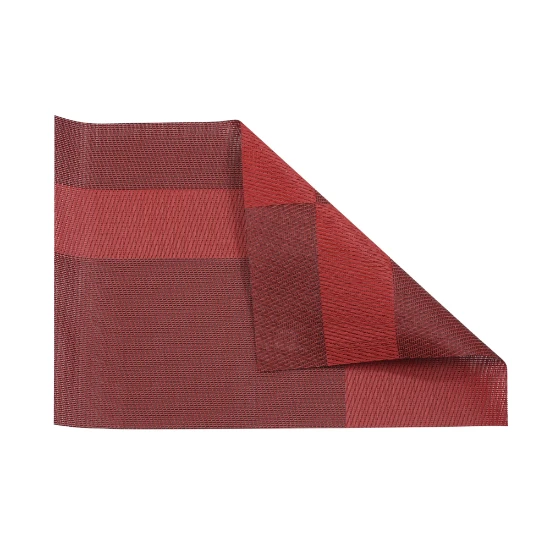 Set of 4 placemats (plate holders), 45 × 30 cm, Burgundy
