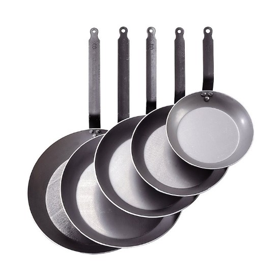 "CARBONE PLUS" frying pan, carbon steel, 24 cm  - "de Buyer" brand