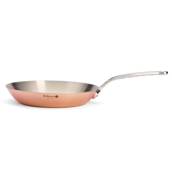 Padella "Inocuivre", 28 cm, rame - acciaio inox - marchio "de Buyer".