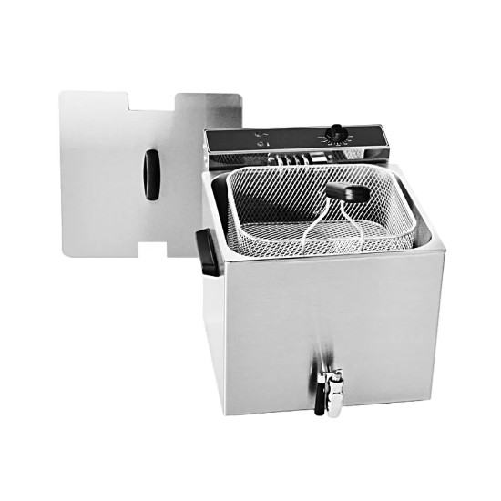 Friggitrice elettrica, 12L, MF 120 R con sistema scarico olio, 6400W - marca Roller Grill
