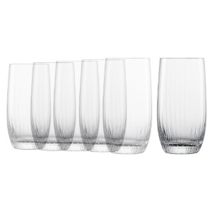 6-piece 'long drinks' glass set, crystalline glass, 499ml, "Melody" - Schott Zwiesel