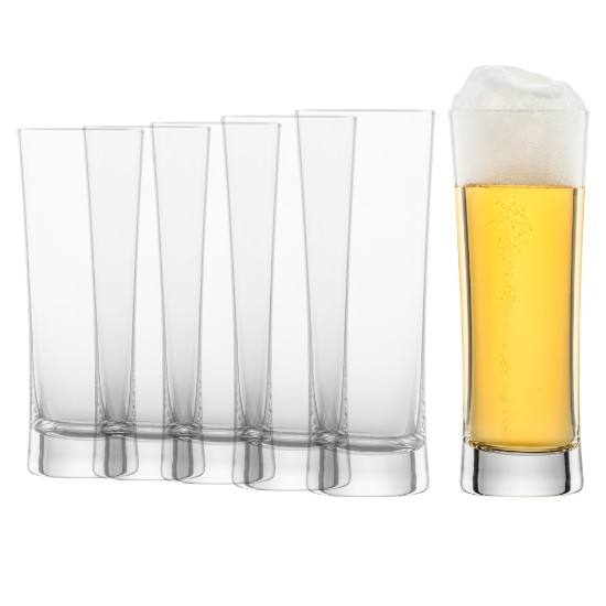 6 parçalı bira bardağı seti, kristal cam, 307ml, "Beer Basic" - Schott Zwiesel