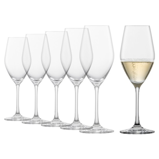 6 dalių šampano taurių rinkinys, 263 ml, "Vina" - Schott Zwiesel