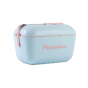 Cooler box, 12 L, "Pop", Sky Blue - Baby Rose - Polarbox