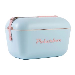Cooler box, 20 L, "Pop", Sky Blue - Baby Rose - Polarbox