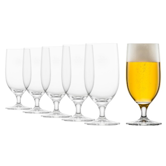 Lot de 6 verres à bière, verre en cristal, 390 ml, "Mondial" - Schott Zwiesel