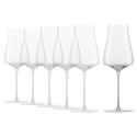 Set di bicchieri da Sauvignon Blanc, 6 pezzi, vetro cristallino, 402ml
