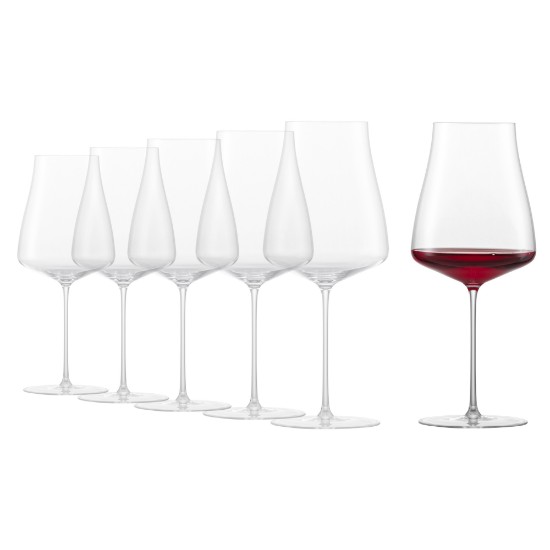 6-delt Merlot glassæt, krystallinsk glas, 673ml, "Classics Select" - Schott Zwiesel