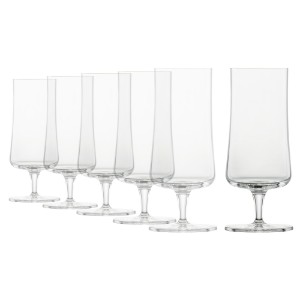 6-piece beer glass set, crystal glass, 405ml, "Basic Bar Motion" - Schott Zwiesel