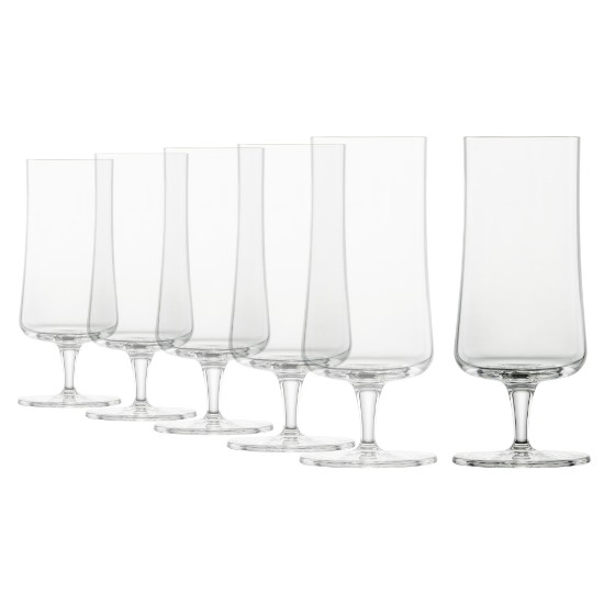 Набор пивных бокалов из 6 предметов, хрустальный бокал, 405 мл, "Basic Bar Motion" - Schott Zwiesel