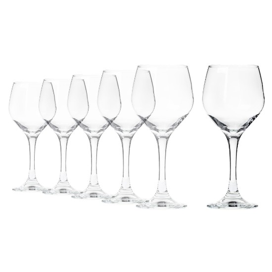 Conjunto de taças de vinho 6 peças, em vidro, 470ml, "Ducale" - Borgonovo