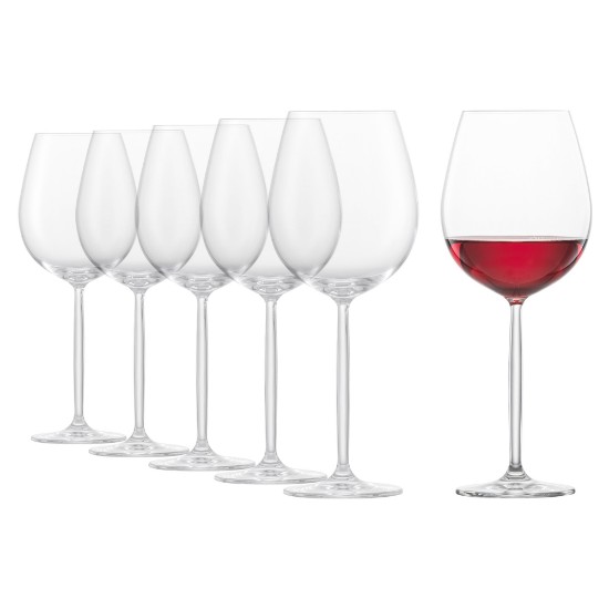 Комплект чаши за вино Burgundy от 6 части, 460 ml, "Diva" - Schott Zwiesel