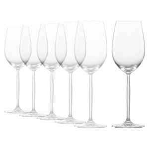 6-pcs white wine glass set, 302 ml, "Diva" - Schott Zwiesel