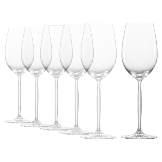 6-pcs white wine glass set, 302 ml, "Diva" - Schott Zwiesel