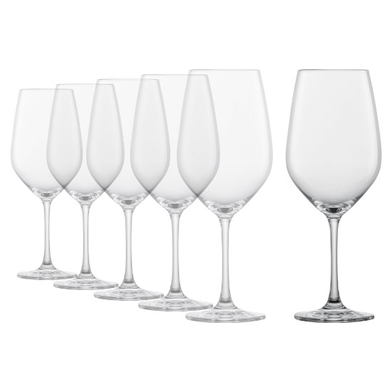 Sett ta '6-pcs tal-ħġieġ tal-inbid aħmar, 504 ml, "Vina" - Schott Zwiesel