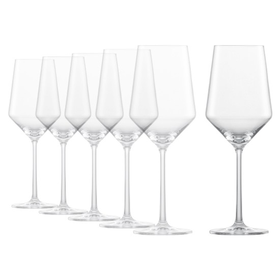 Conjunto de taças de vinho branco de 6 peças, em vidro cristalino, 408ml, 'Pure' - Schott Zwiesel