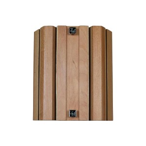 Nožni blok za stensko montažo, les, s 4 režami - Grunwerg