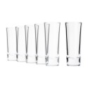 Setti 6 shottilasia 60 ml, valmistettu lasista, "Indro" - Borgonovo