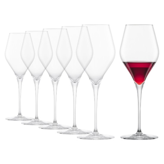 Set med 6 rödvinsglas, "Finesse" 437 ml - Schott Zwiesel