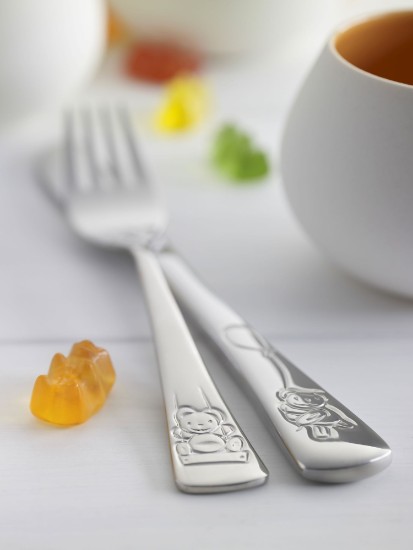 4-piece children's cutlery set, stainless steel, 'Teddy' - Zwilling