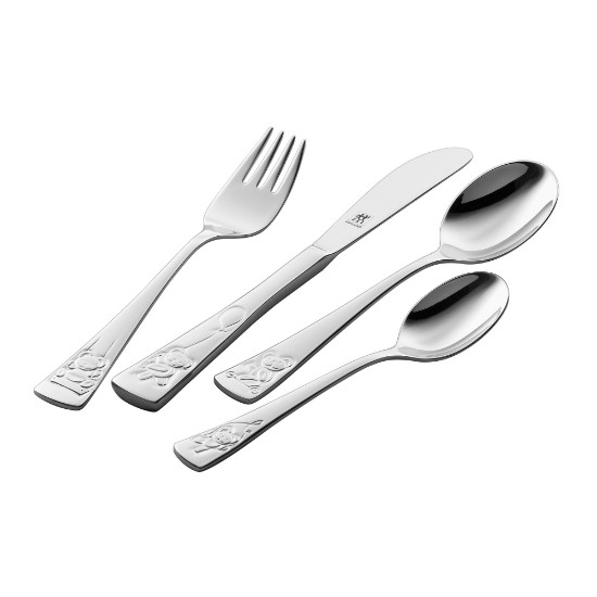 Set tacamuri copii 4 piese, inox, "Teddy" - Zwilling