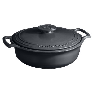 Sautējamais trauks, keramikas, 34 cm/3,2 l, "Sublime", Slate - Emile Henry