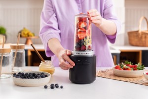 Blender "Go Cordless", without battery, 0.47L, Matte Black - KitchenAid