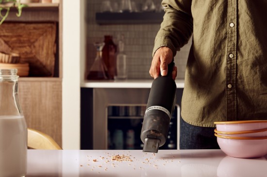 GO trådløs køkkenstøvsuger, med batteri, Matte Black - KitchenAid