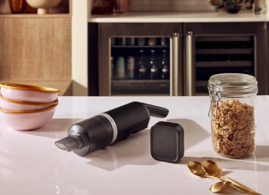 GO trådløs køkkenstøvsuger, med batteri, Matte Black - KitchenAid